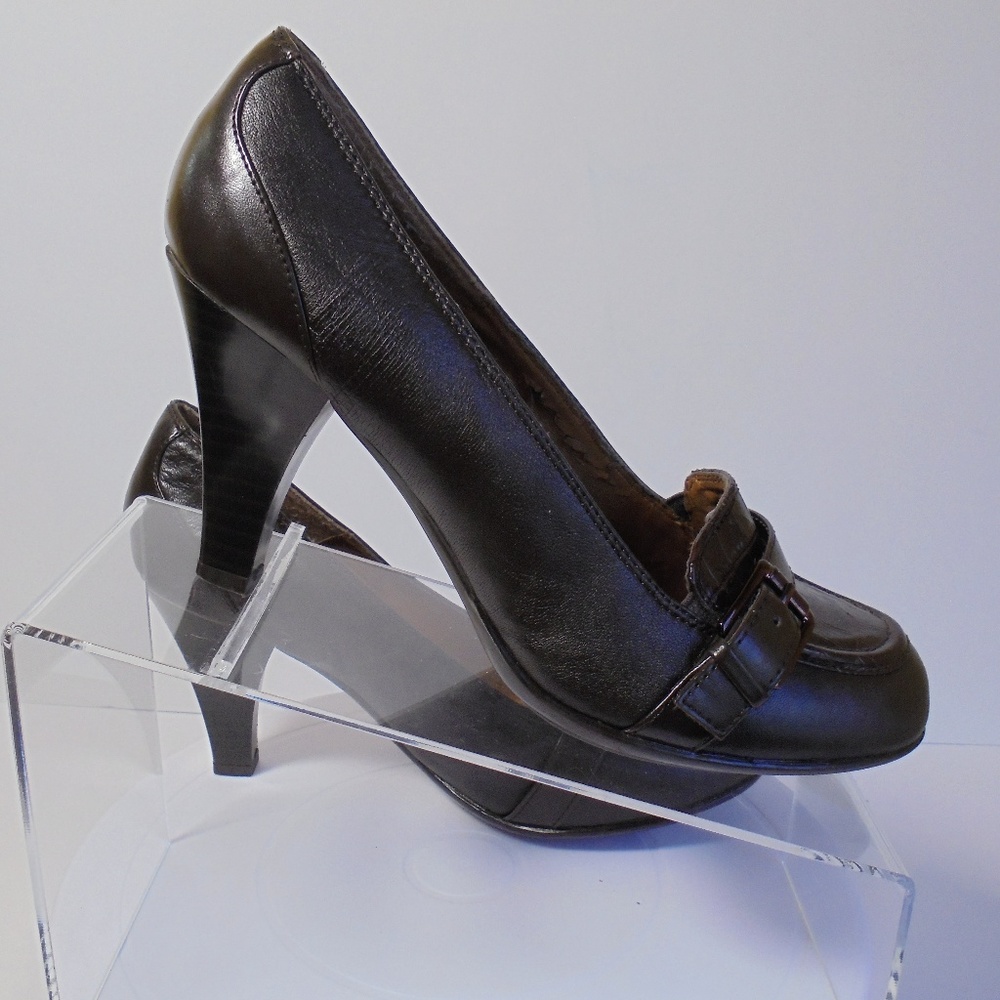 Soft Shoe By Medicus Brown Padded Insole Shoe